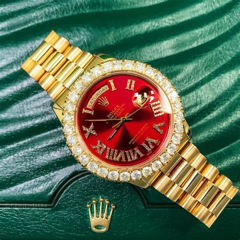 fake rolex watch red face|rolex red dial watches.